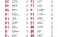 86 Best Printable NHL Schedules Images On Pinterest
