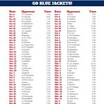 86 Best Printable NHL Schedules Images On Pinterest