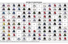 Big 12 Football Helmet Schedule 2022 Printable Printable