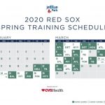 Boston Red Sox 2020 Spring Training Schedule RSN