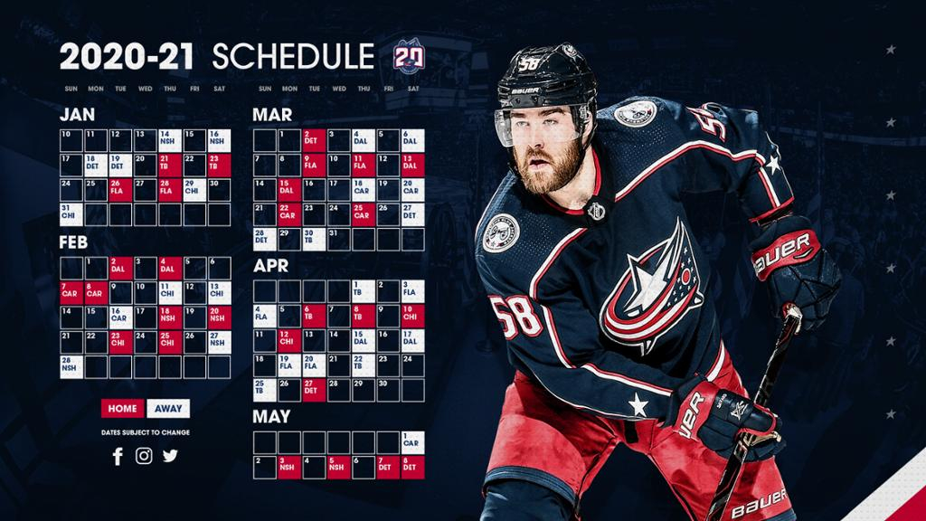 Breaking Down The Blue Jackets 2020 21 Schedule NHL