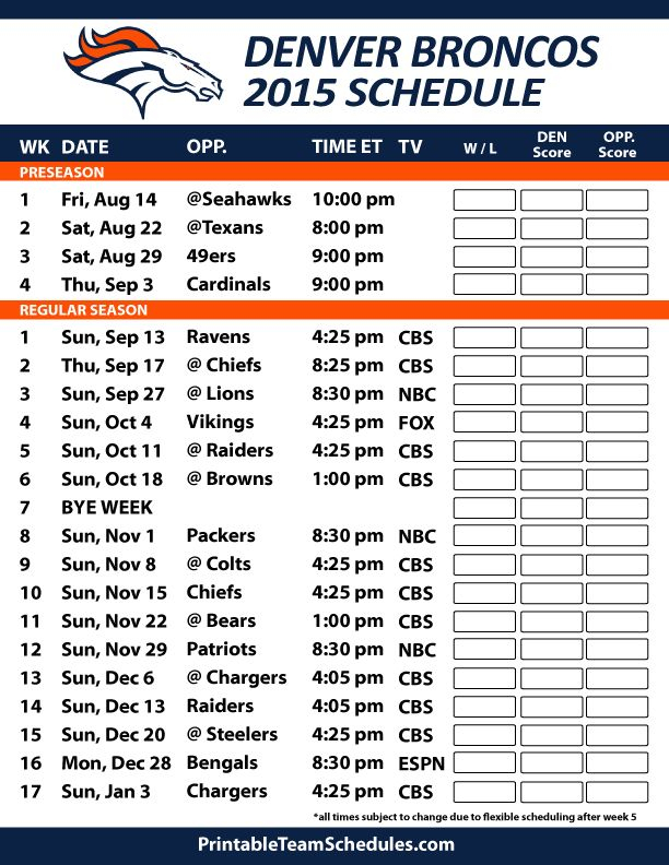 Broncos Game Calendar Dallas Cowboys Dallas Cowboys 