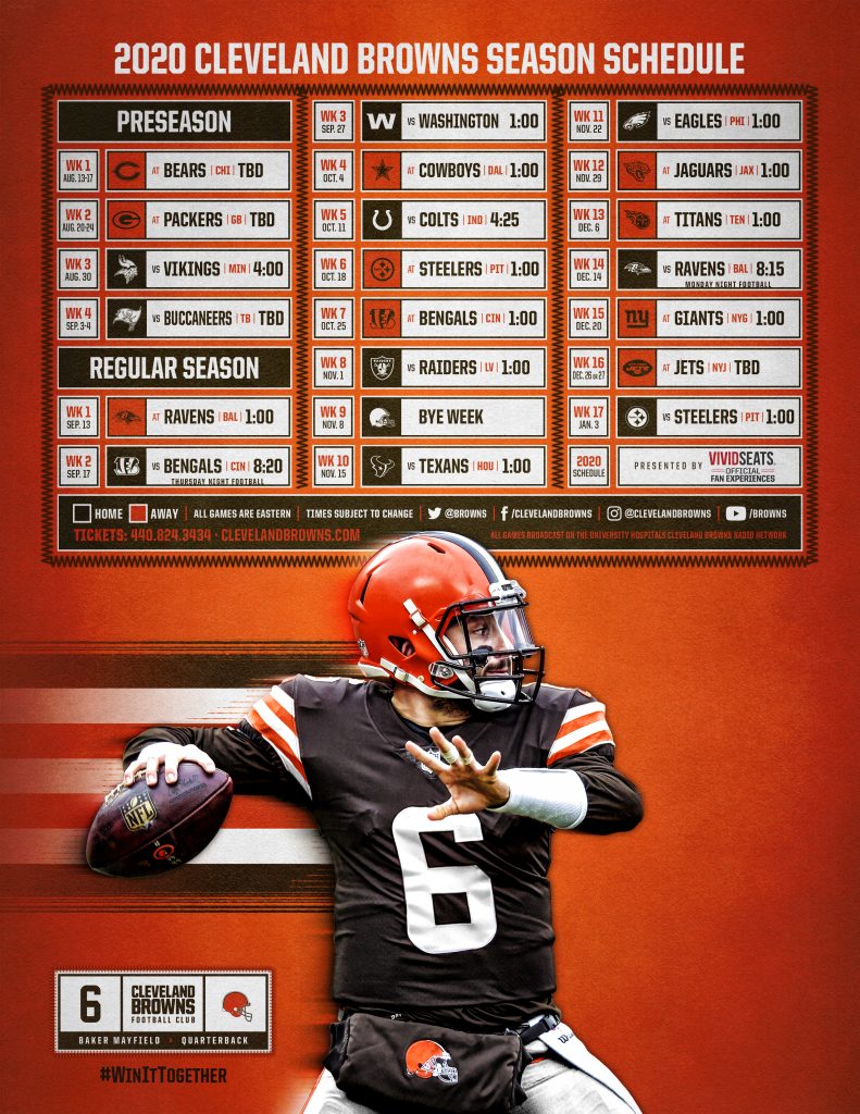 Browns Schedule Downloads Cleveland Browns