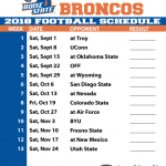 Bsu Bronco Football Schedule