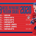 Canadiens Release Preseason Schedule NHL