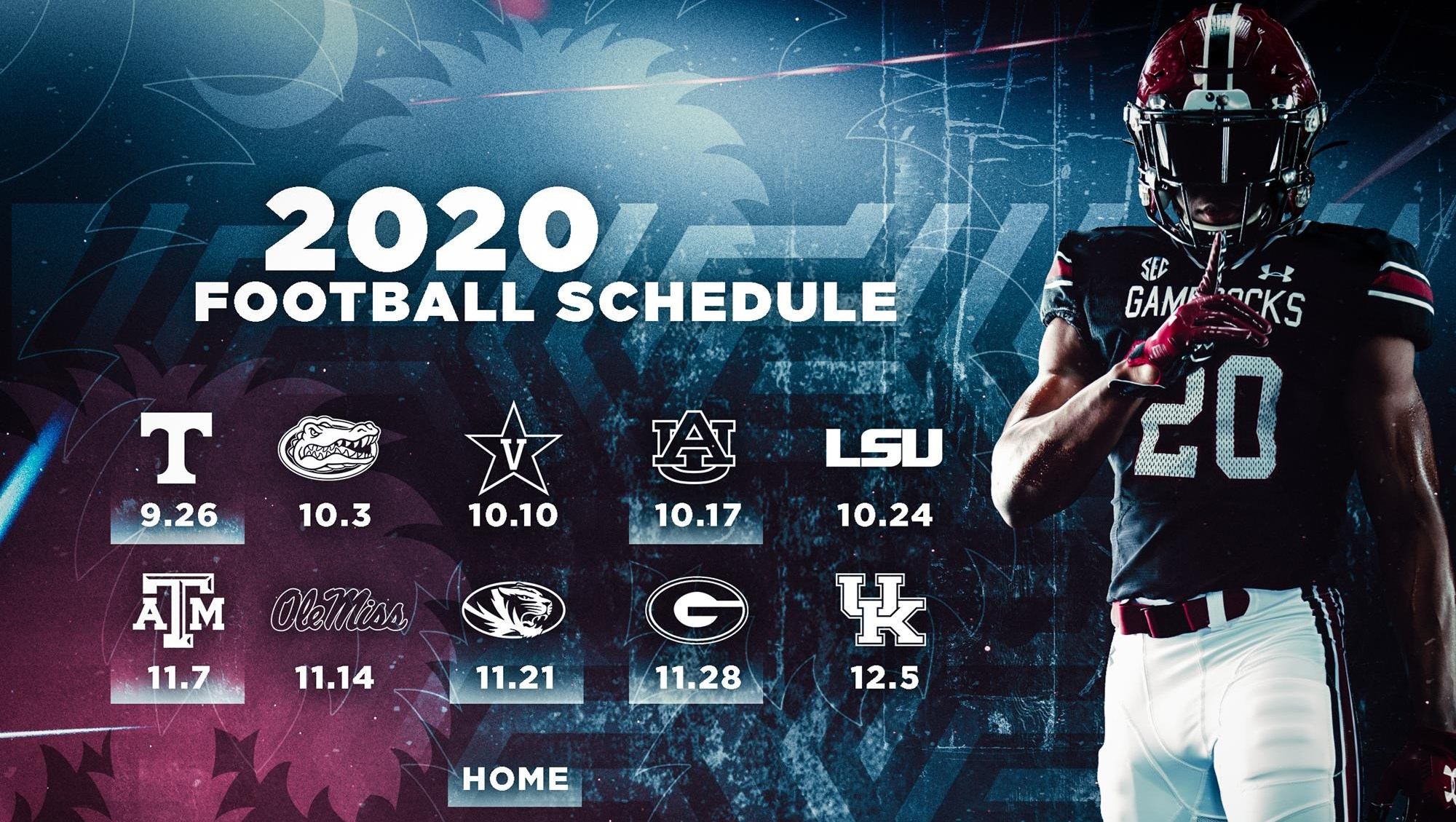 2022 University Of South Carolina Football Schedule Printable