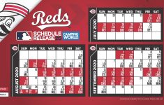 Cincinnati Reds 2020 Schedule Update WRBI Radio