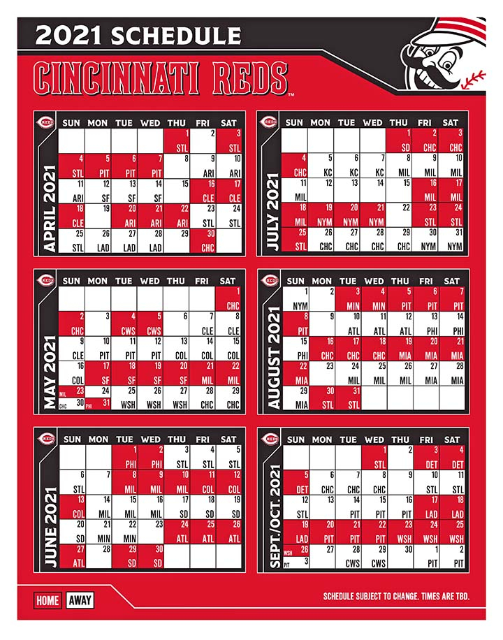 Cincinnati Reds Calendar 2022 Calendar Printable 2022