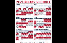 Cleveland Indians Unveil 2021 Schedule Open April 1 At