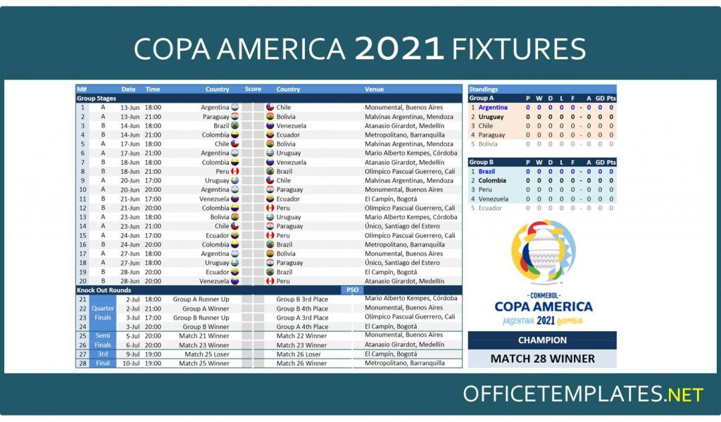 Copa America Template Archives OFFICETEMPLATES NET