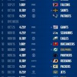 Cowboys Football Schedule 2022 18 Printable Cowboys