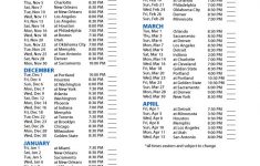 Dallas Mavericks Printable Schedule 2020 All Basketball