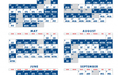 2022 La Dodgers Printable Schedule