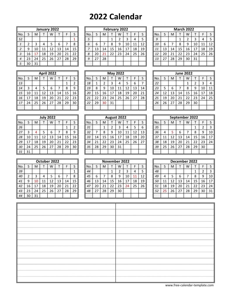 Download Calendar 2022 Docx Images All In Here
