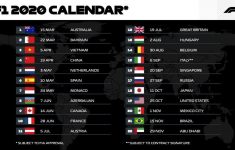 F1 Ecco Il Calendario Del 2020 22 Gare Record