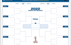 Free 2022 FIFA World Cup Official Bracket Printable PDF