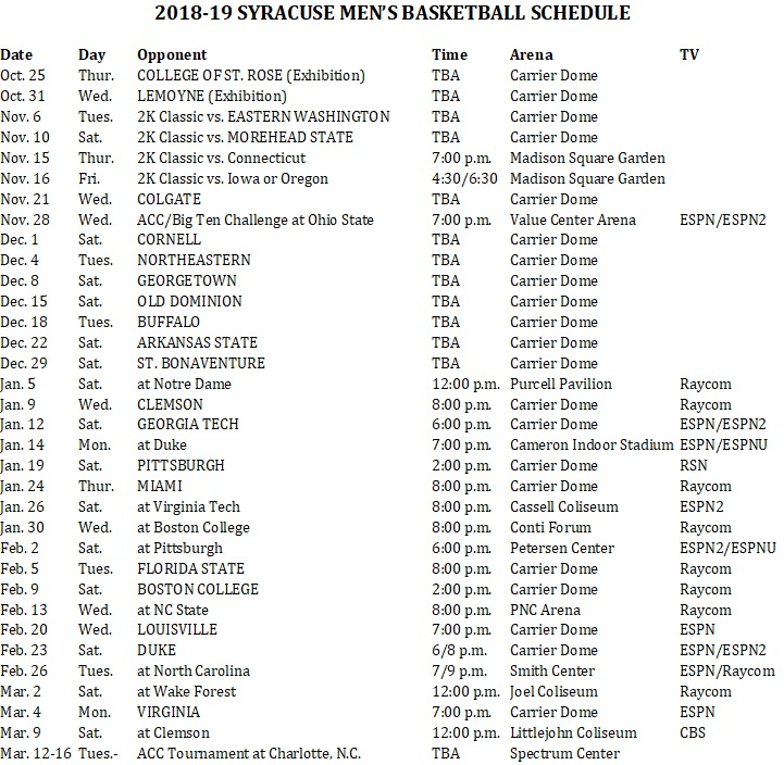 Gargantuan Su Basketball Schedule Printable Joann Website