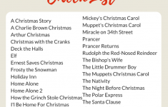 Lifetime Christmas Movies 2022 List Printable Schedule