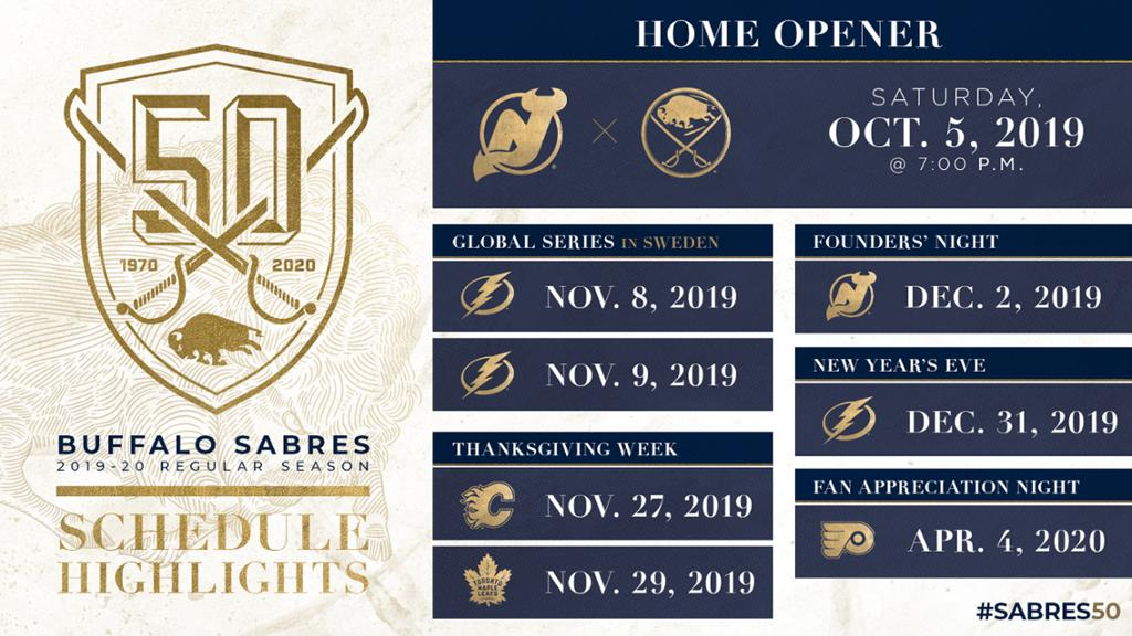 Highlights From The Sabres 2019 20 Schedule NHL