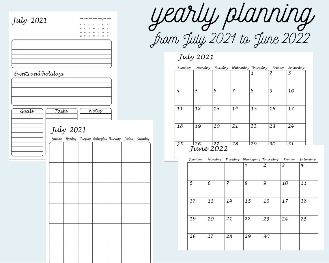 Homeschool Planner Printable 2021 2022 Homeschool Schedule 