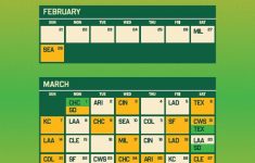 MLB Spring Training Schedule 2021 A S Release Cactus