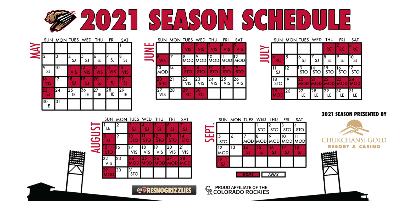 Modesto Nuts Schedule 2022 Spring Schedule 2022