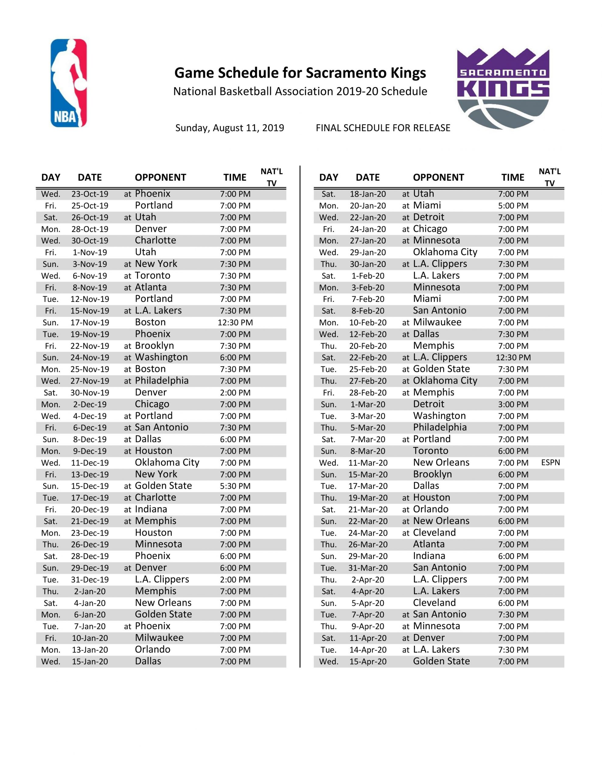 Nba Game Schedule Today News Word