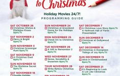 NEW Hallmark Channel Countdown To Christmas Schedule For
