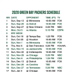 Packers Schedule 2021 Packers Vs Bears Week 17 2020
