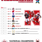 Printable 2020 Nebraska Football Schedule September 21 2020