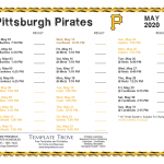 Printable 2020 Pittsburgh Pirates Schedule