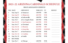 Printable 2021 2022 Arizona Cardinals Schedule