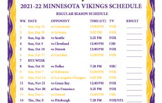 Minnesota Vikings 2022 Schedule Printable