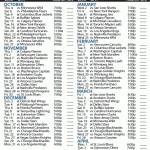 Printable Colorado Avalanche Schedule 2018 2019 In