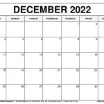 Printable December 2020 Calendars