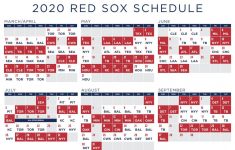 Red Sox Schedule 2020 Boston To Open New Season In