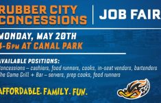 RubberDucks Holding Special Concessions Job Fair May 20