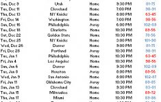 Schedule Official Site Of Los Angeles Lakers