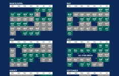 Mariners 2022 Schedule Printable