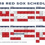 The Best Red Sox Printable Schedule 2020 Ruby Website