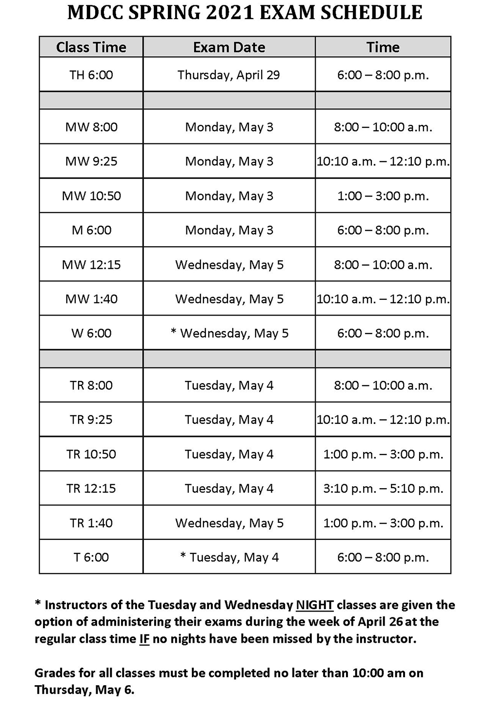 Ucf Final Exam Schedule Fall 2022 Spring Schedule 2022