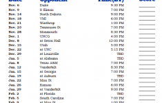 University Of Kentucky Basketball Schedule 2019 20