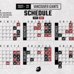 Vancouver Giants Announce 2021 2022 Regular Season Schedule
