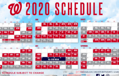 Washington Nationals 2020 Schedule Released Highlights