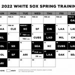 White Sox Announce 2022 Cactus League Schedule Chicago