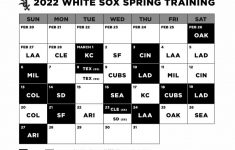 White Sox Announce 2022 Cactus League Schedule Chicago