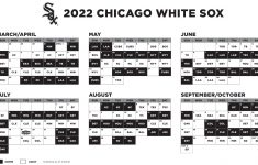 White Sox Announce 2022 Regular Season Schedule By