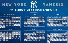 Yankees Printable Schedule New York Yankees Yankees