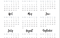 20 Calendar 2020 Aesthetic Free Download Printable