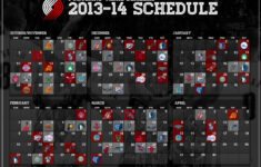 2014 15 Schedule Portland Trail Blazers